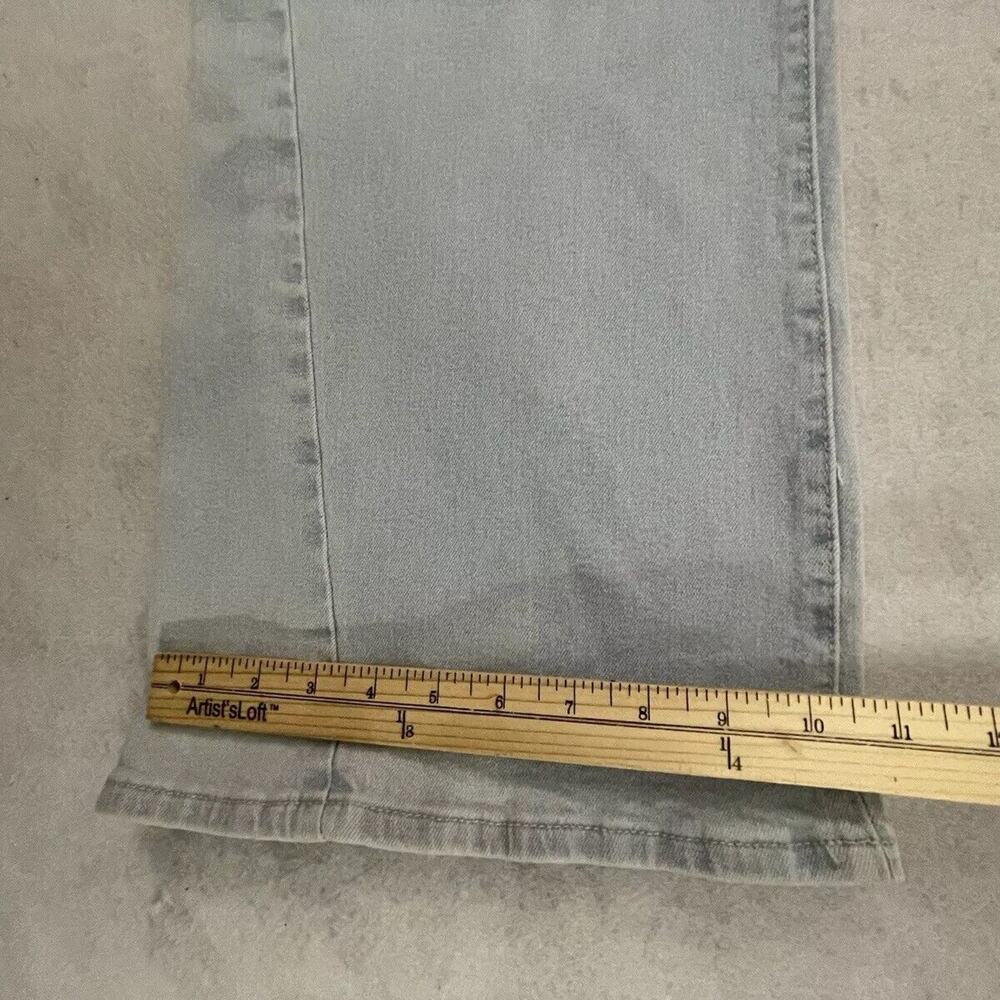Vibrant Miu Jeans Womens W24 Light Wash Wide Leg High Rise Denim NWT - Picture 8 of 13